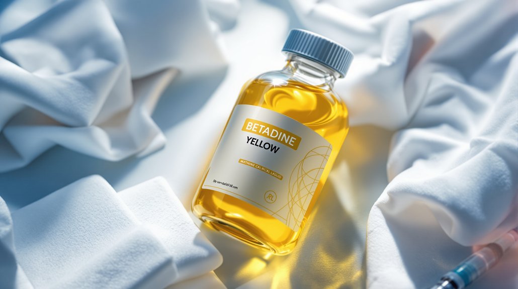 lignes directrices d'utilisation de Betadine jaune