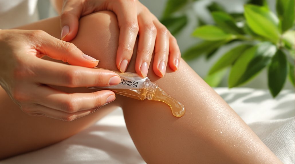 guide d'application de gel de diclofénac