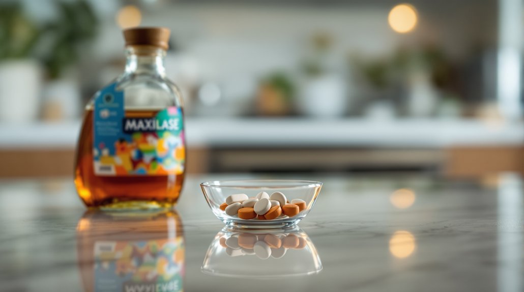 maxilase comprimé versus sirop