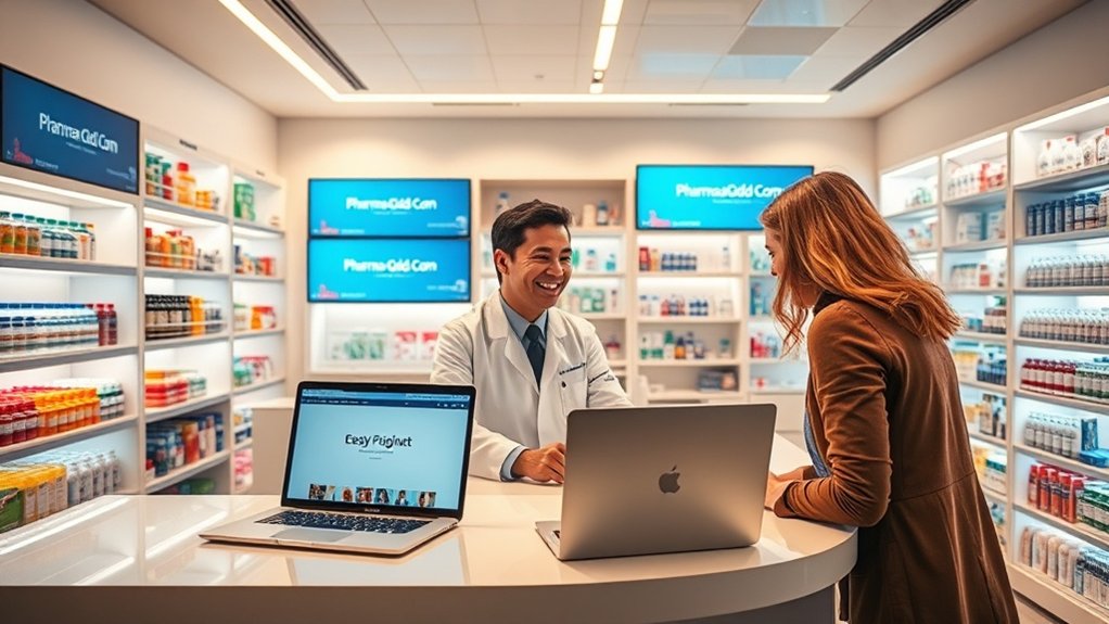 expérience d'achat en pharmacie en ligne