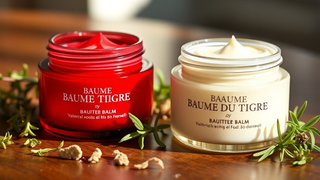 baume rouge pour un soulagement profond