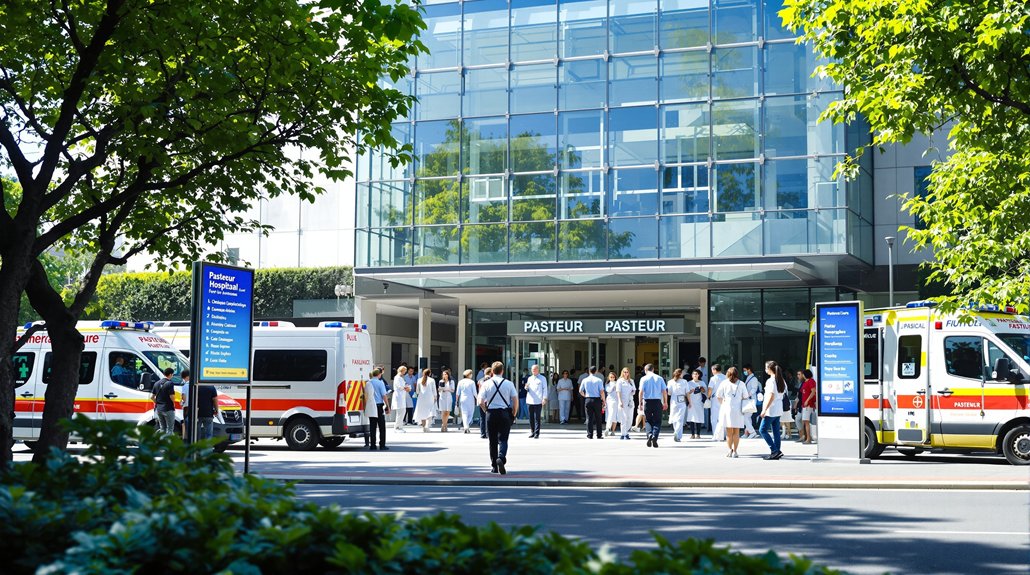 hôpital Pasteur Nice services