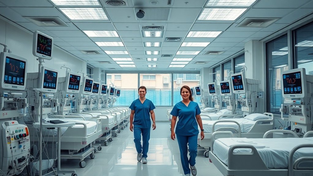 unités de soins intensifs spécialisées