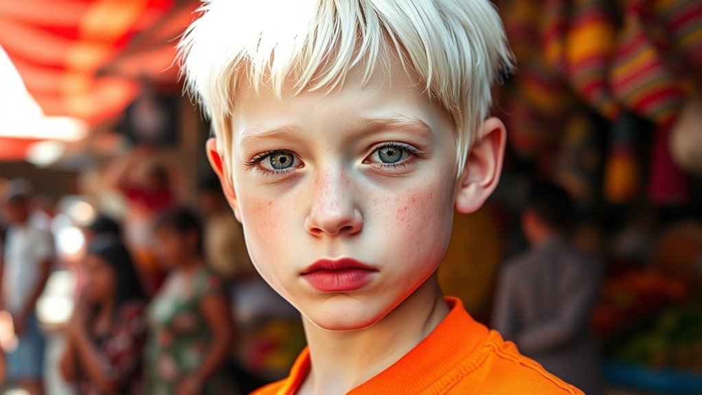 Les mutations génétiques causent l'albinisme