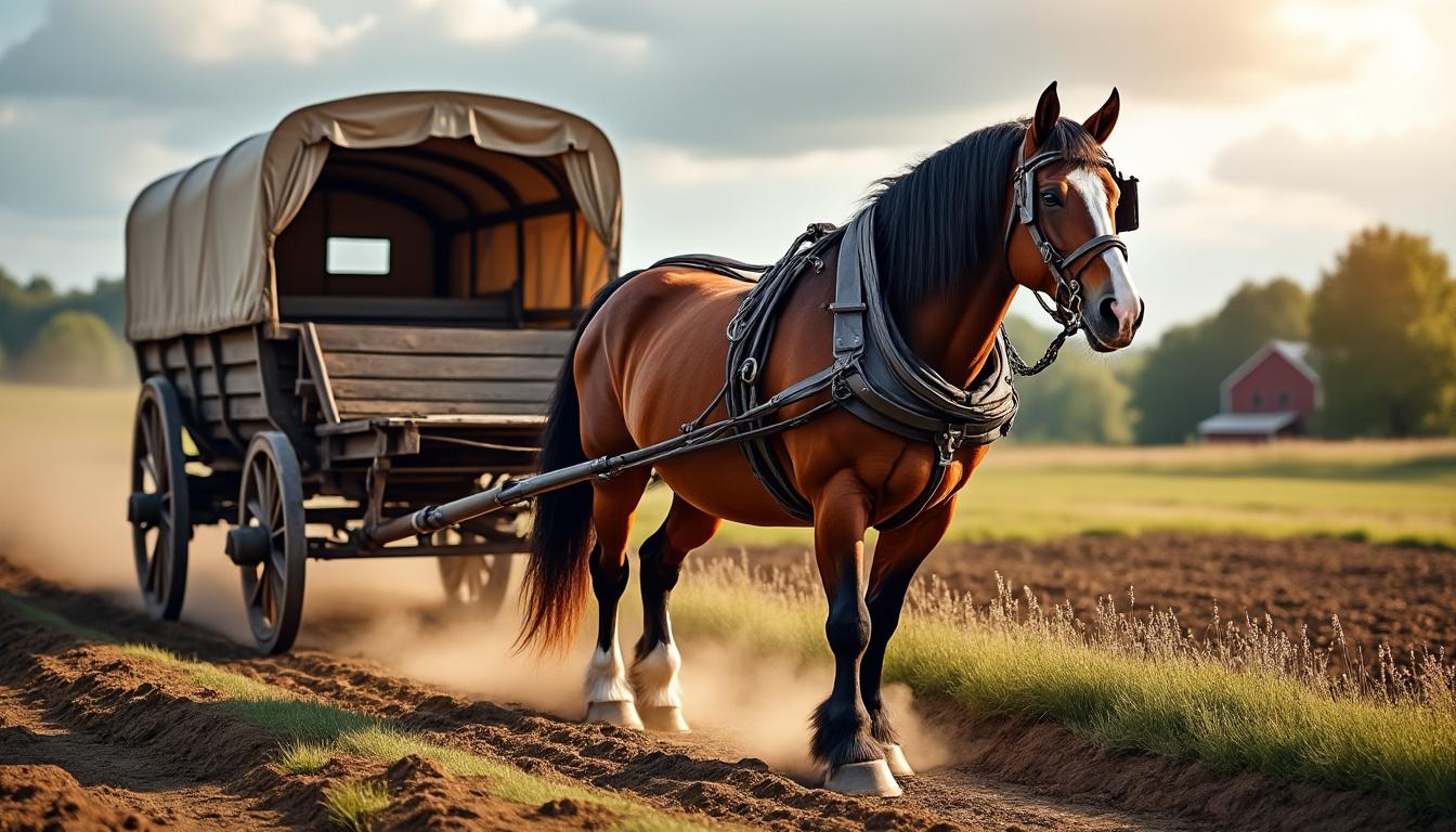 découvrez tout sur les chevaux de trait : leurs caractéristiques, leur histoire et leurs principales utilisations dans le travail agricole et le transport.