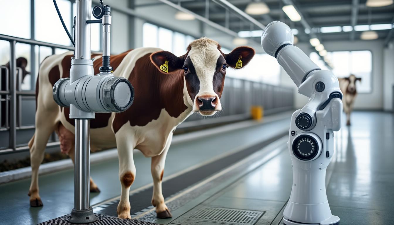 découvrez comment un robot de traite peut transformer votre élevage laitier en optimisant la production grâce à des technologies avancées et une gestion automatisée efficace.