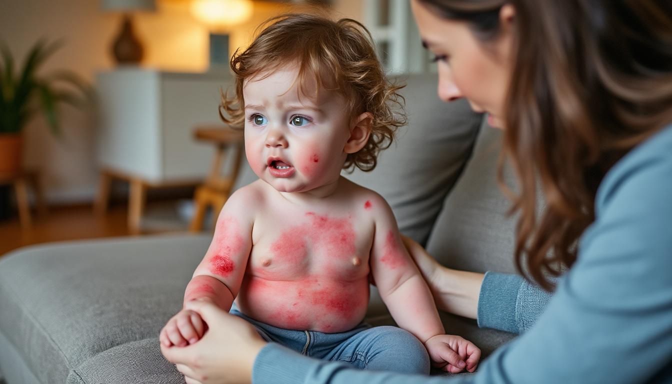 découvrez les méthodes efficaces pour soulager les symptômes de la roséole chez l'enfant et assurer son confort durant la maladie.