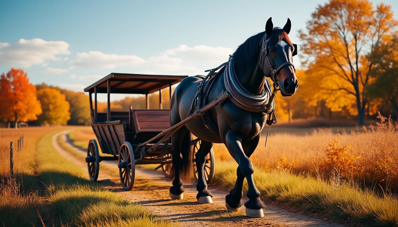explorez les principales races de chevaux de trait et apprenez leurs caractéristiques distinctives, leurs utilisations et leur histoire.