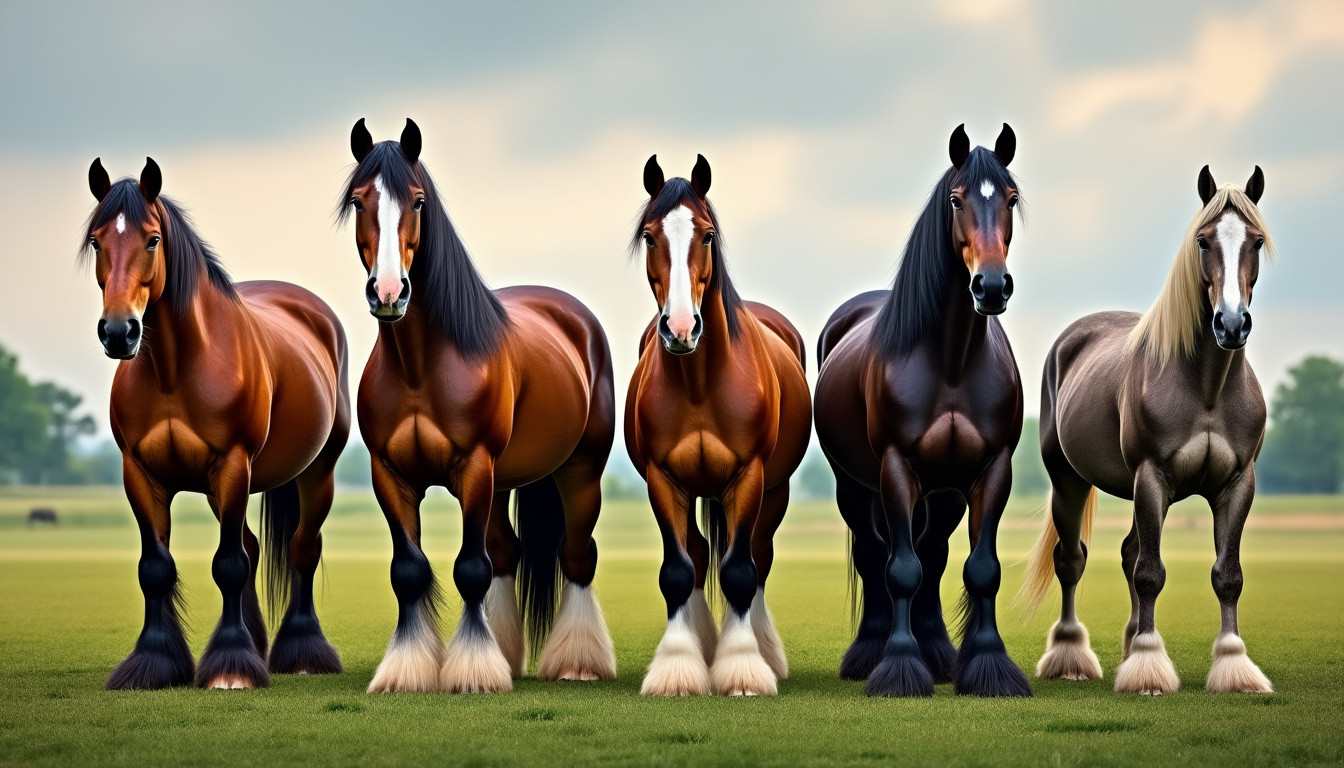 découvrez les principales races de chevaux de trait, leurs caractéristiques distinctives, leur histoire et leurs utilisations dans différents domaines.
