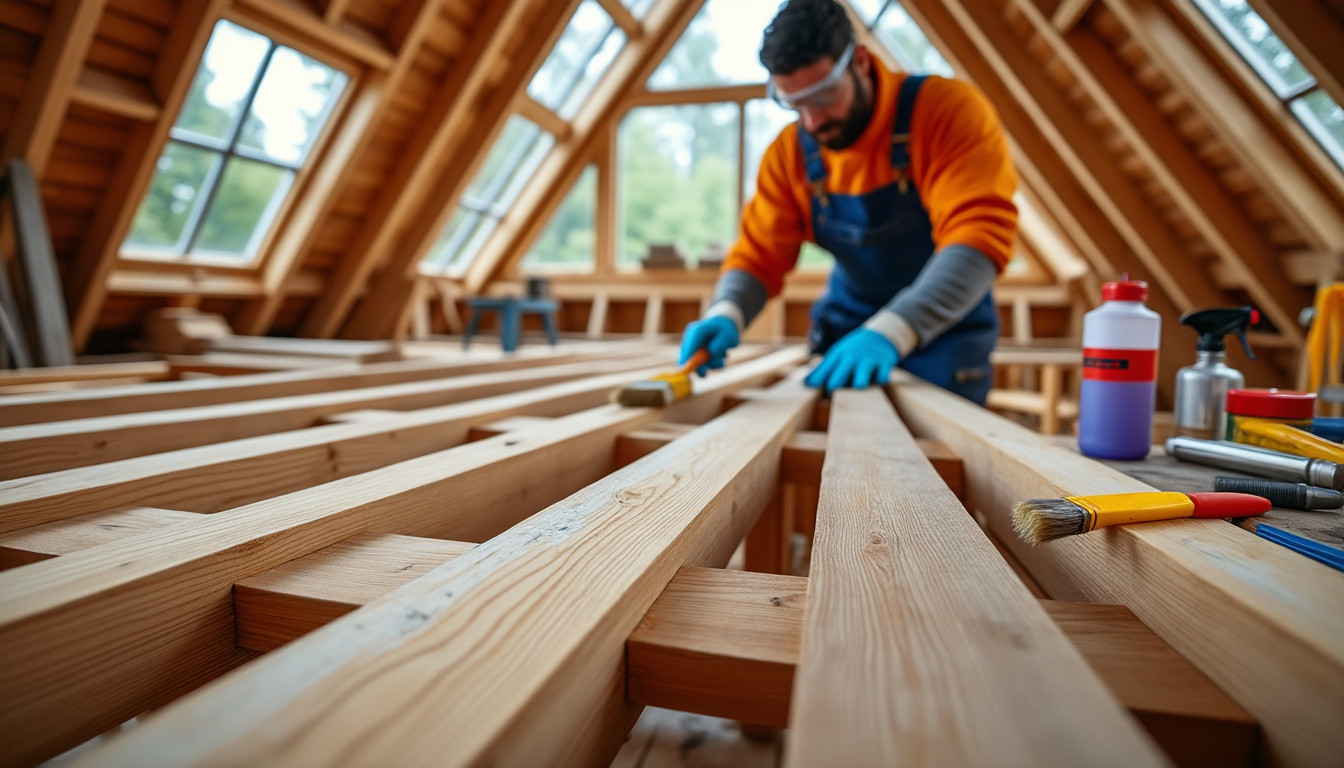 découvrez les méthodes efficaces pour le traitement de la charpente en bois afin de la protéger durablement et assurer son entretien optimal.